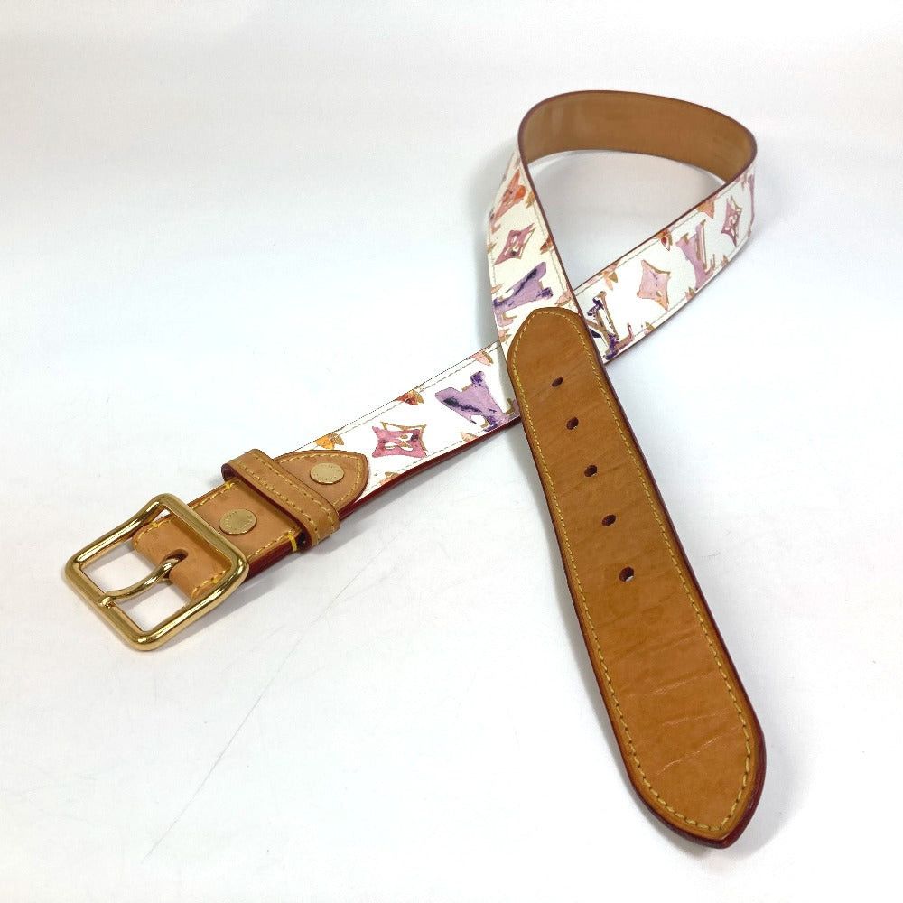 Louis Vuitton Louis Vuitton M9623U Monogram Watercolor Belt With Santur Courroies Canvas Men Size ONE SIZE - 13 Thumbnail