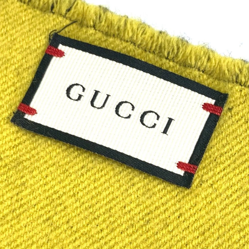 Gucci Gucci Fringe Scarf Bicolor Stripe Wool Men Size ONE SIZE - 5 Thumbnail