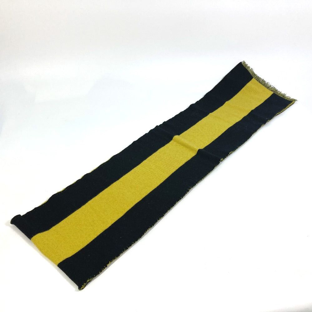Gucci Gucci Fringe Scarf Bicolor Stripe Wool Men Size ONE SIZE - 6 Thumbnail