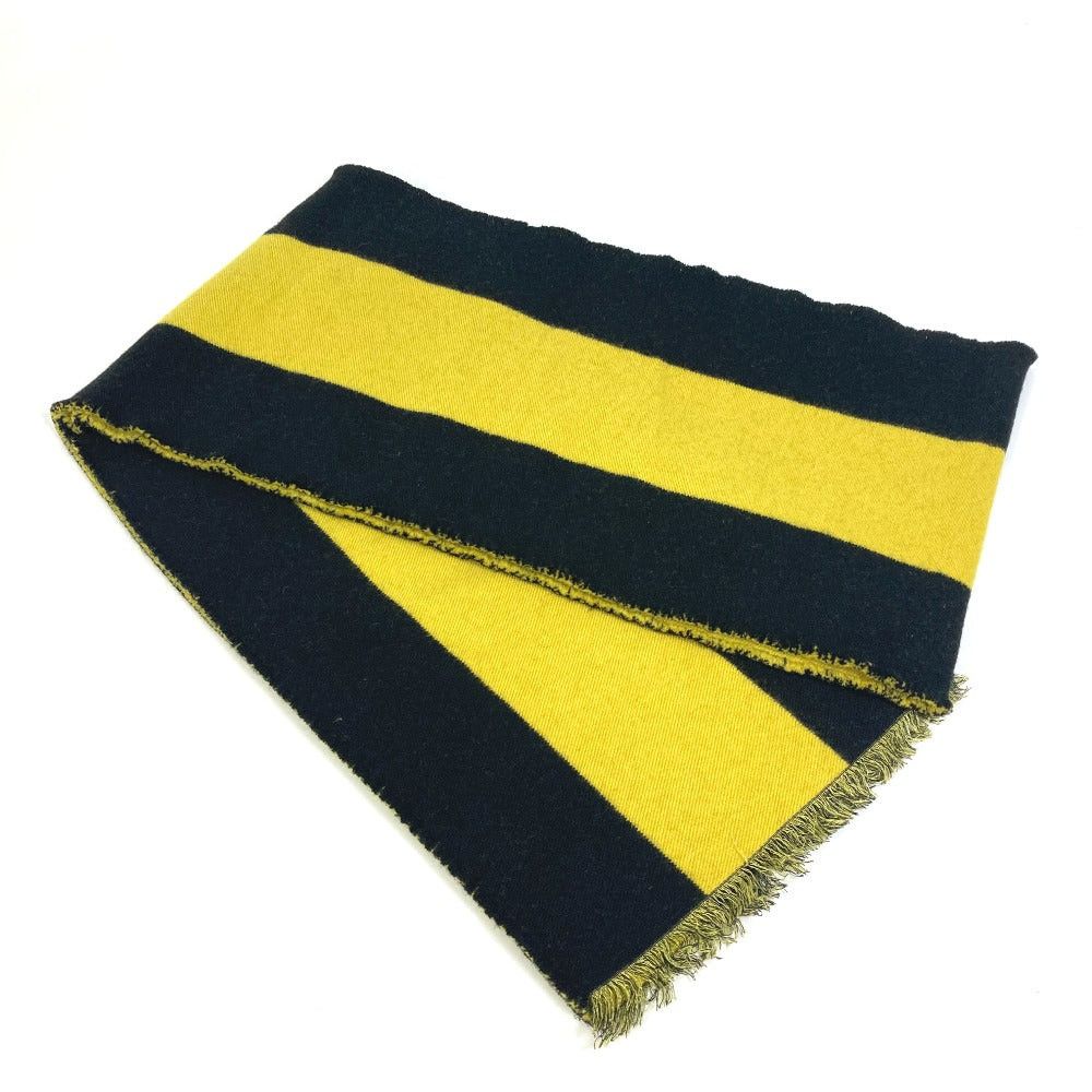 Gucci Gucci Fringe Scarf Bicolor Stripe Wool Men Size ONE SIZE - 2 Thumbnail