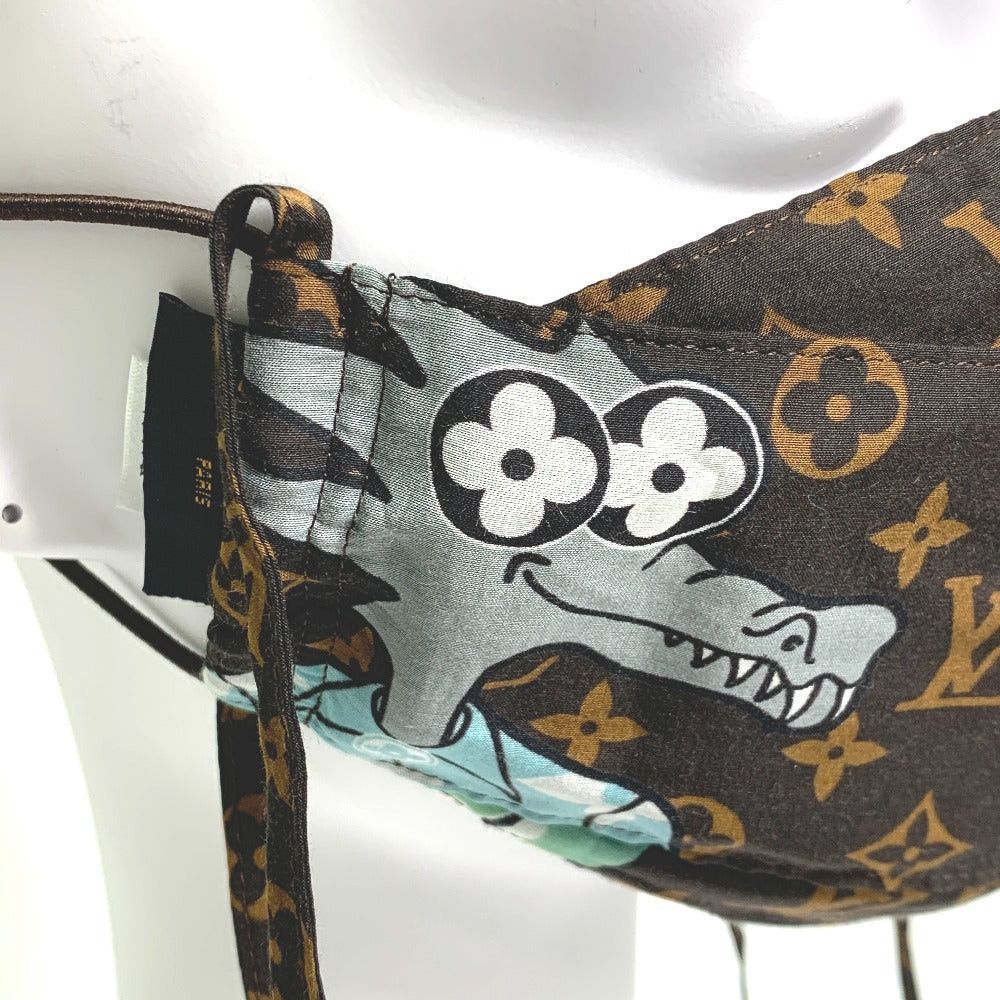 Louis Vuitton Louis Vuitton Mp2954 Monogram Set Mask Bandana Scarf Lv Friends Cotton Men Size ONE SIZE - 6 Thumbnail