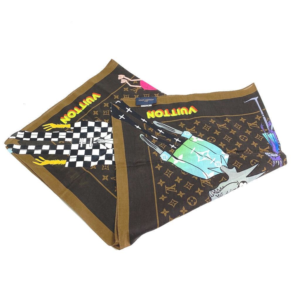 Louis Vuitton Louis Vuitton Mp2954 Monogram Set Mask Bandana Scarf Lv Friends Cotton Men Size ONE SIZE - 2 Thumbnail
