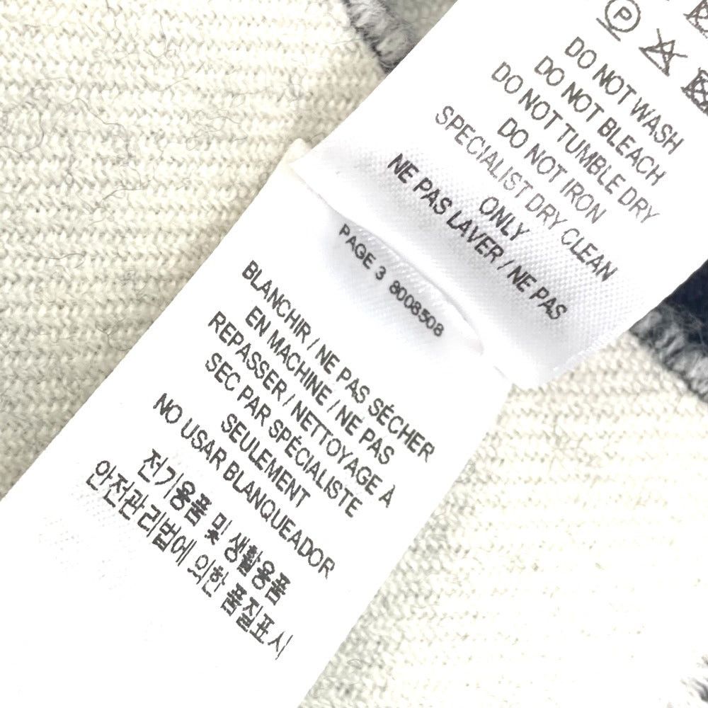 Burberry Burberry 80085081 Fringe Scarf Big Logo Wool Men Size ONE SIZE - 9 Thumbnail
