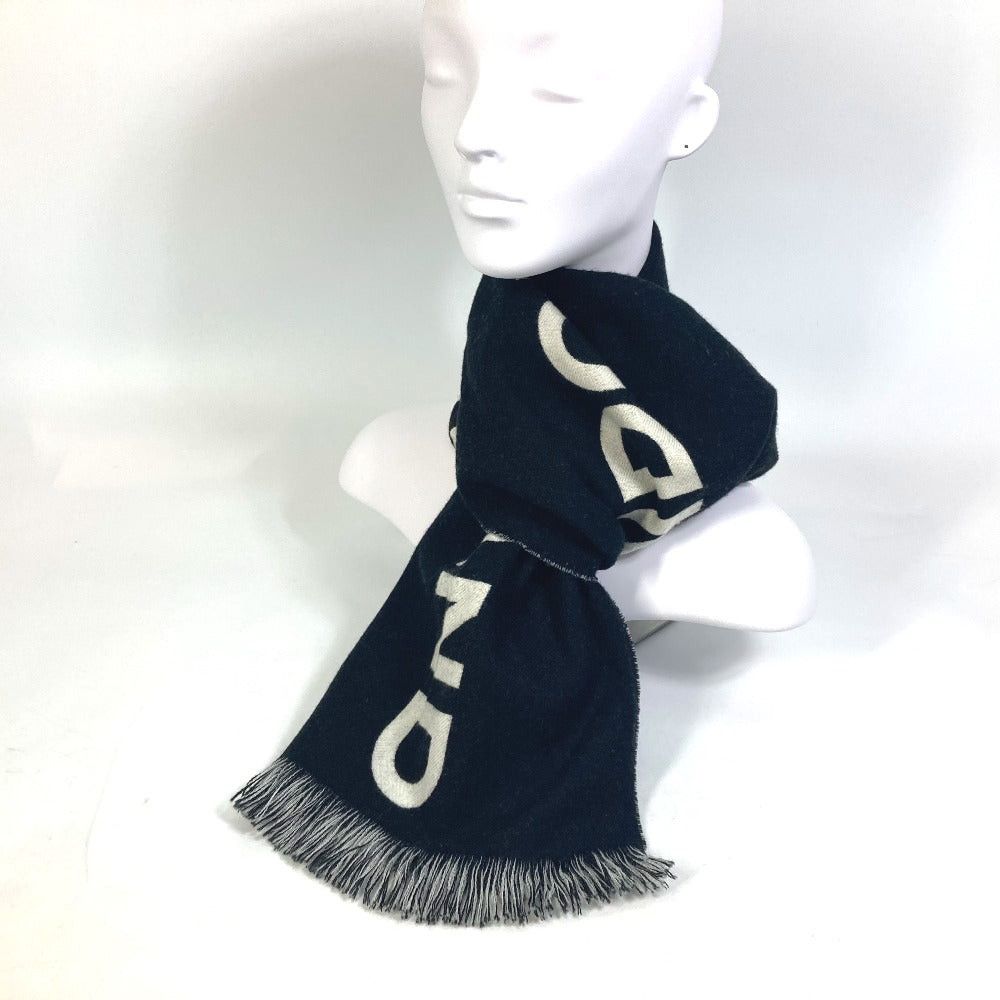 Burberry Burberry 80085081 Fringe Scarf Big Logo Wool Men Size ONE SIZE - 10 Thumbnail