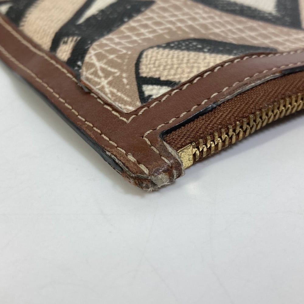 Burberry Burberry Bag Tb Full Pattern Clutch Zipper Zip Pvc/Leather Men Size ONE SIZE - 6 Thumbnail