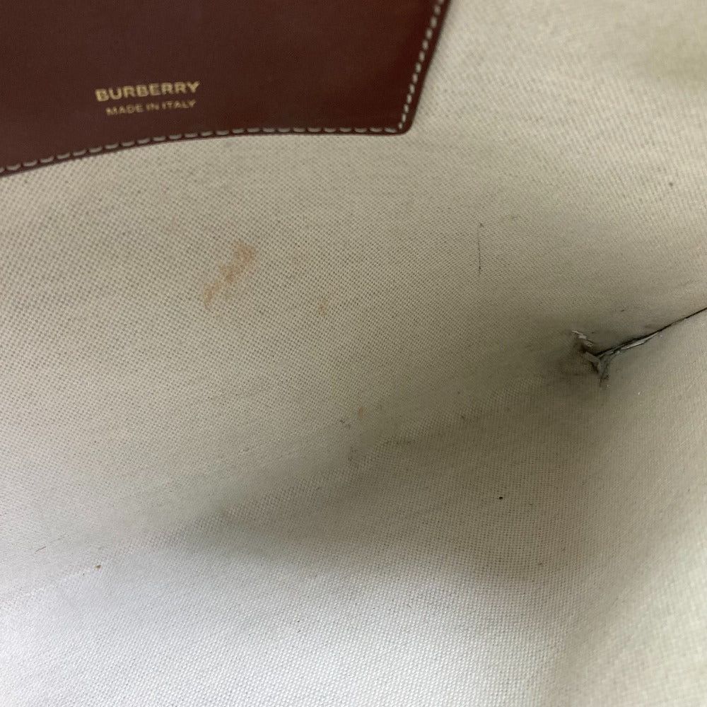 Burberry Burberry Bag Tb Full Pattern Clutch Zipper Zip Pvc/Leather Men Size ONE SIZE - 11 Thumbnail