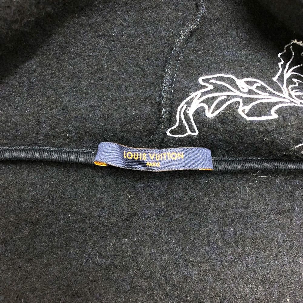 Louis Vuitton Louis Vuitton Flower Embroidery Wool Zip-Up Parka Hood Hooded Sweatshirt Men Size ONE SIZE - 4 Thumbnail