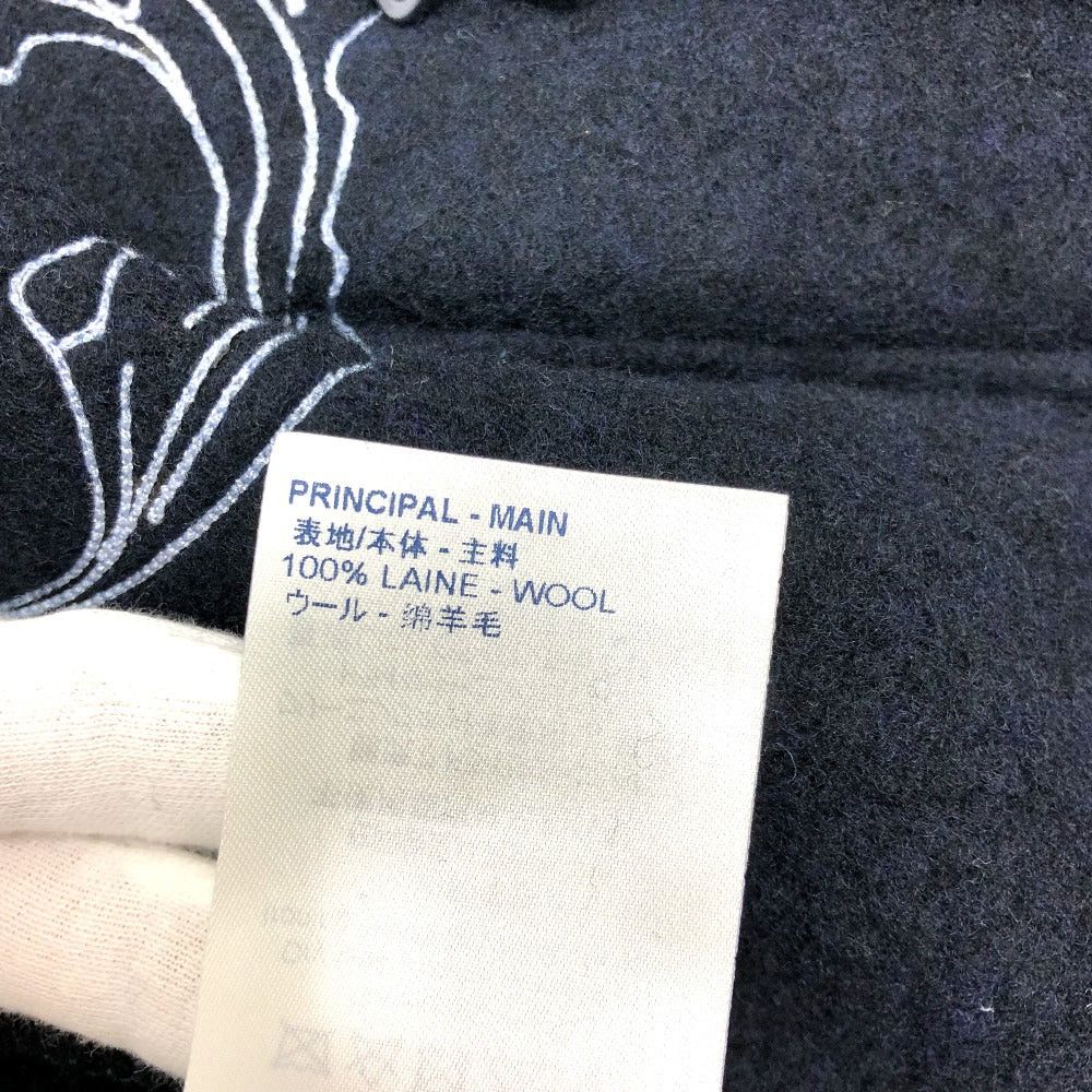 Louis Vuitton Louis Vuitton Flower Embroidery Wool Zip-Up Parka Hood Hooded Sweatshirt Men Size ONE SIZE - 8 Thumbnail