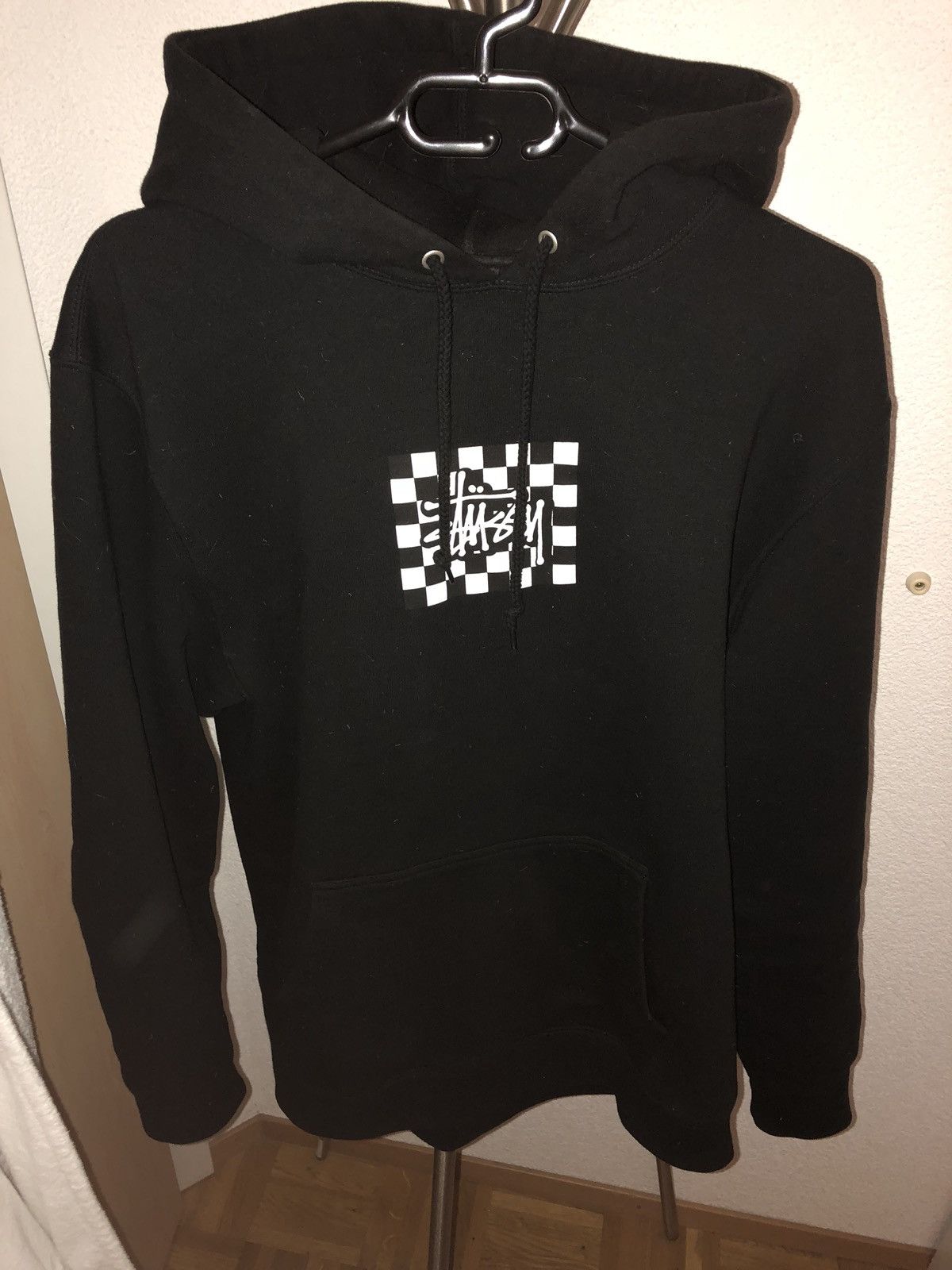 Stussy Stussy checkered hoodie Grailed