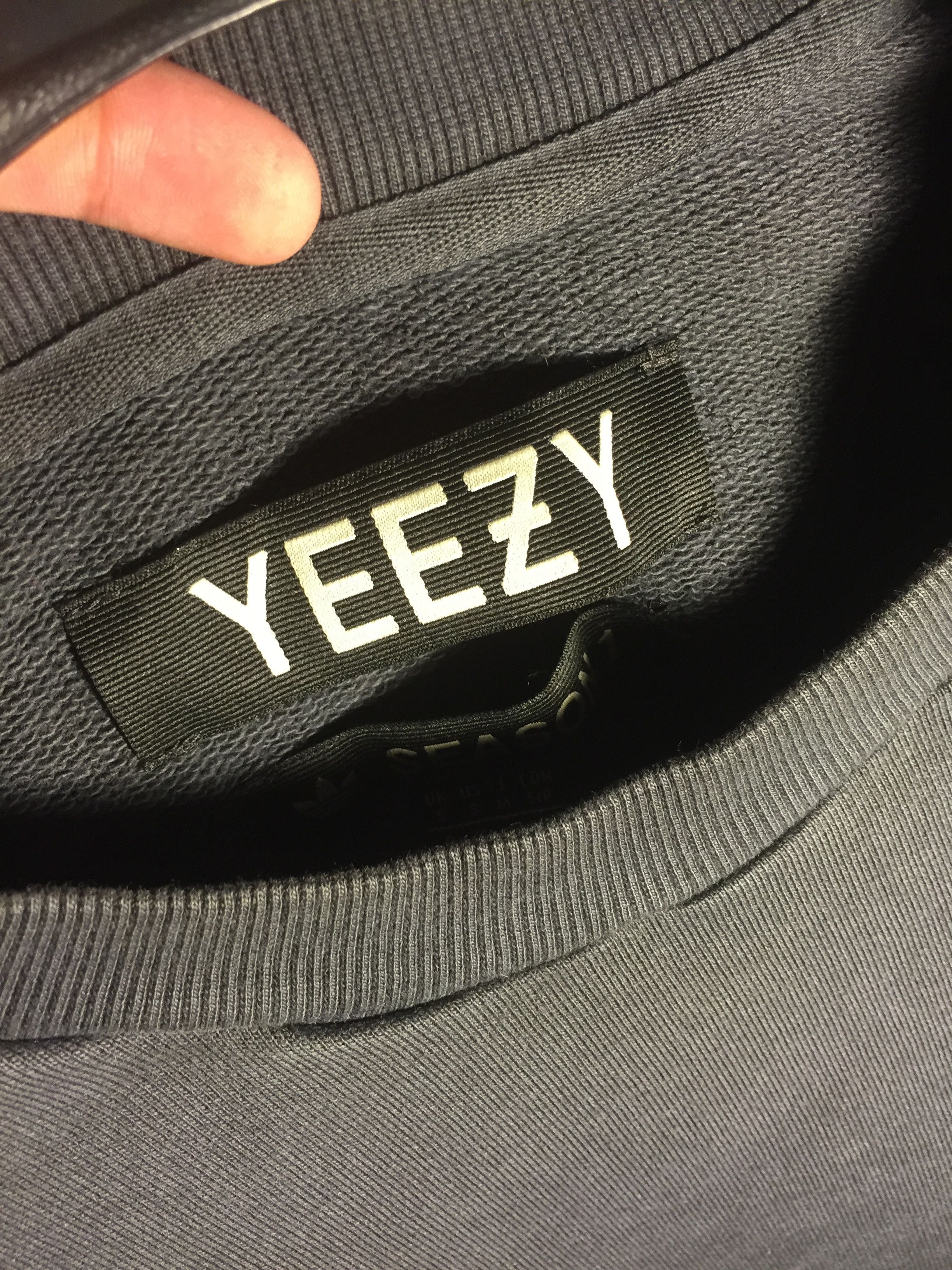 Yeezy Sweatshirt in Caviar (Yeezy Season 1) Size US S / EU 44-46 / 1 - 10 Thumbnail