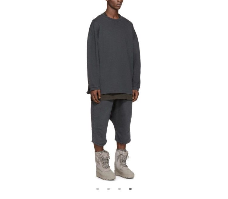 adidas gazelle silver green womens Yeezy Season 5 Unreleased Sample Crewneck By Henri Alexander Levy