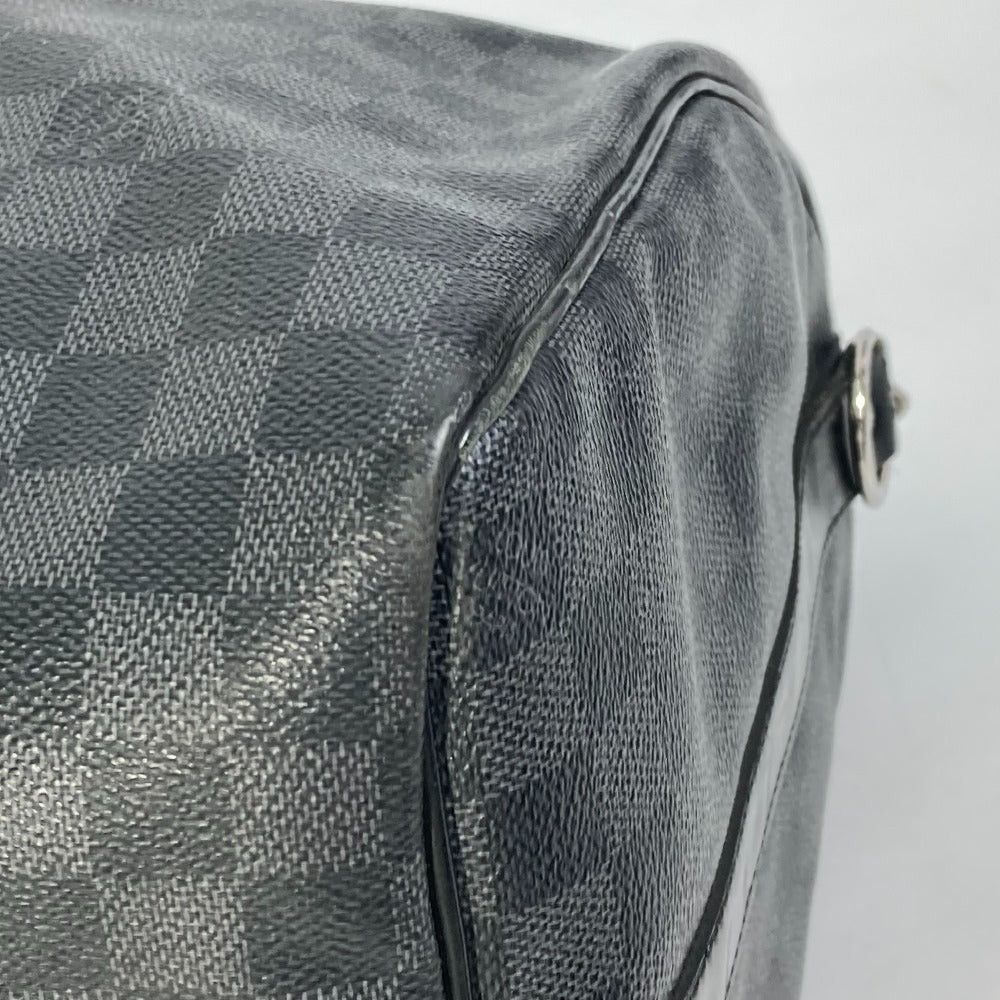 Louis Vuitton Louis Vuitton N41418 Damier Graphit Keepall Bandoliere 45 Briefcase Travel Bag Boston Graphite Canvas Men Size ONE SIZE - 6 Thumbnail