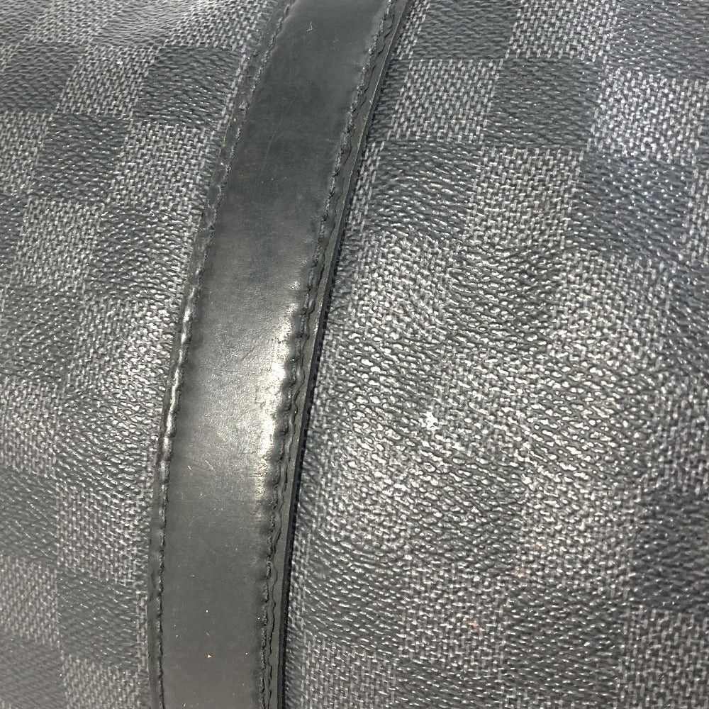 Louis Vuitton Louis Vuitton N41418 Damier Graphit Keepall Bandoliere 45 Briefcase Travel Bag Boston Graphite Canvas Men Size ONE SIZE - 12 Thumbnail