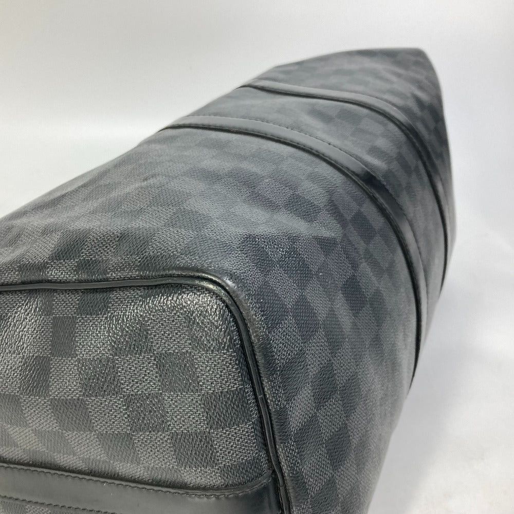 Louis Vuitton Louis Vuitton N41418 Damier Graphit Keepall Bandoliere 45 Briefcase Travel Bag Boston Graphite Canvas Men Size ONE SIZE - 7 Thumbnail