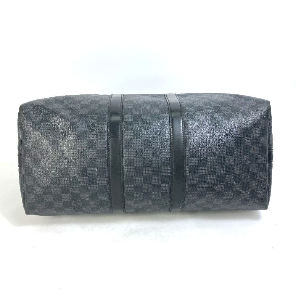 Louis Vuitton Louis Vuitton N41418 Damier Graphit Keepall Bandoliere 45 Briefcase Travel Bag Boston Graphite Canvas Men Size ONE SIZE - 5 Thumbnail