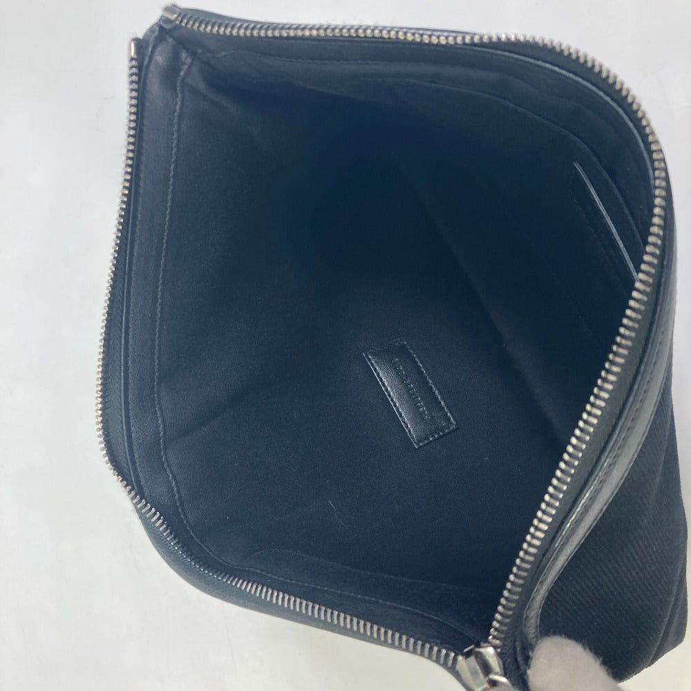 Saint Laurent Paris Saint Laurent Paris 581369 Rive Gauche Pouch Briefcase Bicolor Clutch Bag Canvas/Leather Men Size ONE SIZE - 10 Thumbnail
