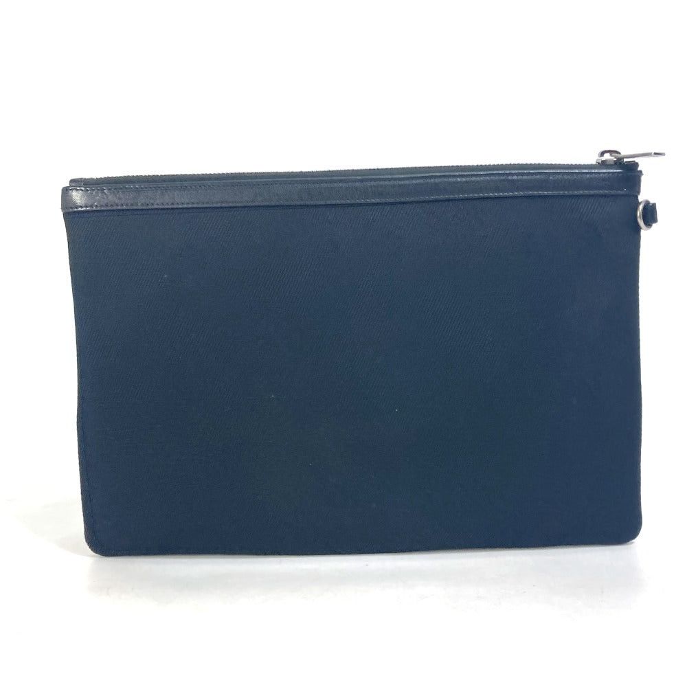 Saint Laurent Paris Saint Laurent Paris 581369 Rive Gauche Pouch Briefcase Bicolor Clutch Bag Canvas/Leather Men Size ONE SIZE - 2 Thumbnail
