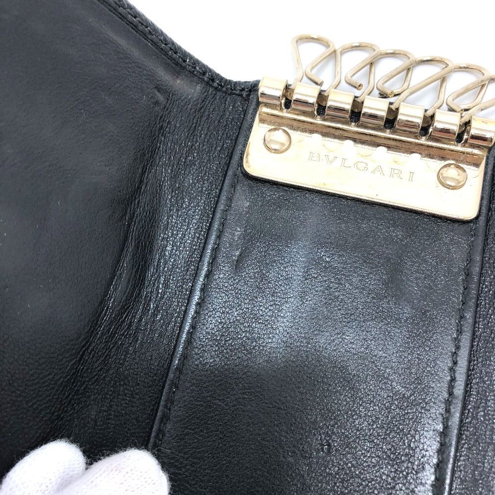 Bvlgari Bvlgari Bulgari Ring Clip Six In A Row Key Case Leather Men Size ONE SIZE - 13 Thumbnail