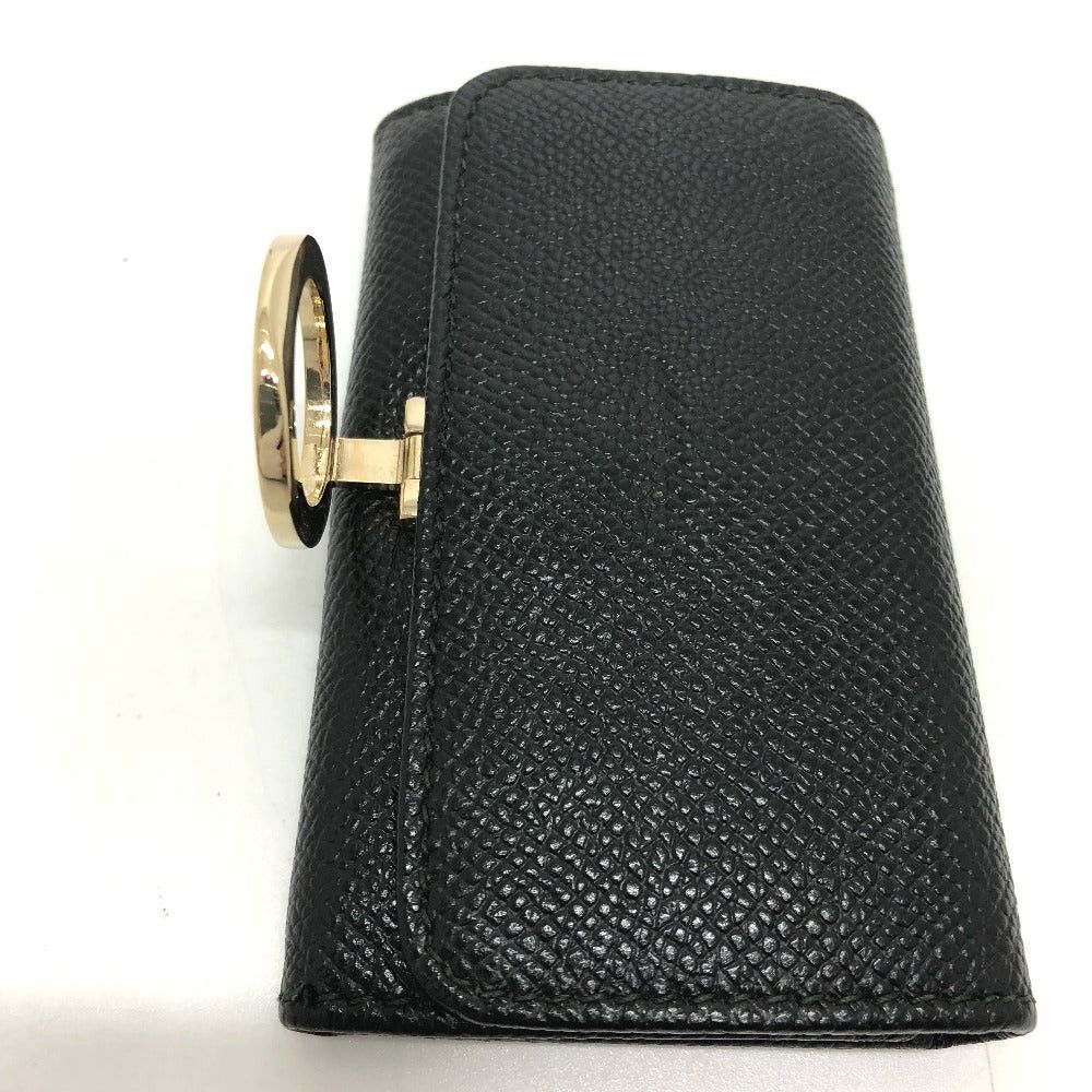 Bvlgari Bvlgari Bulgari Ring Clip Six In A Row Key Case Leather Men Size ONE SIZE - 3 Thumbnail