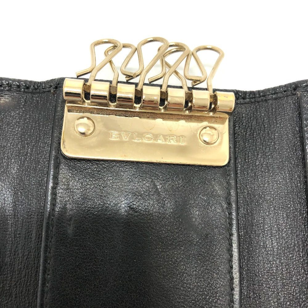 Bvlgari Bvlgari Bulgari Ring Clip Six In A Row Key Case Leather Men Size ONE SIZE - 9 Thumbnail
