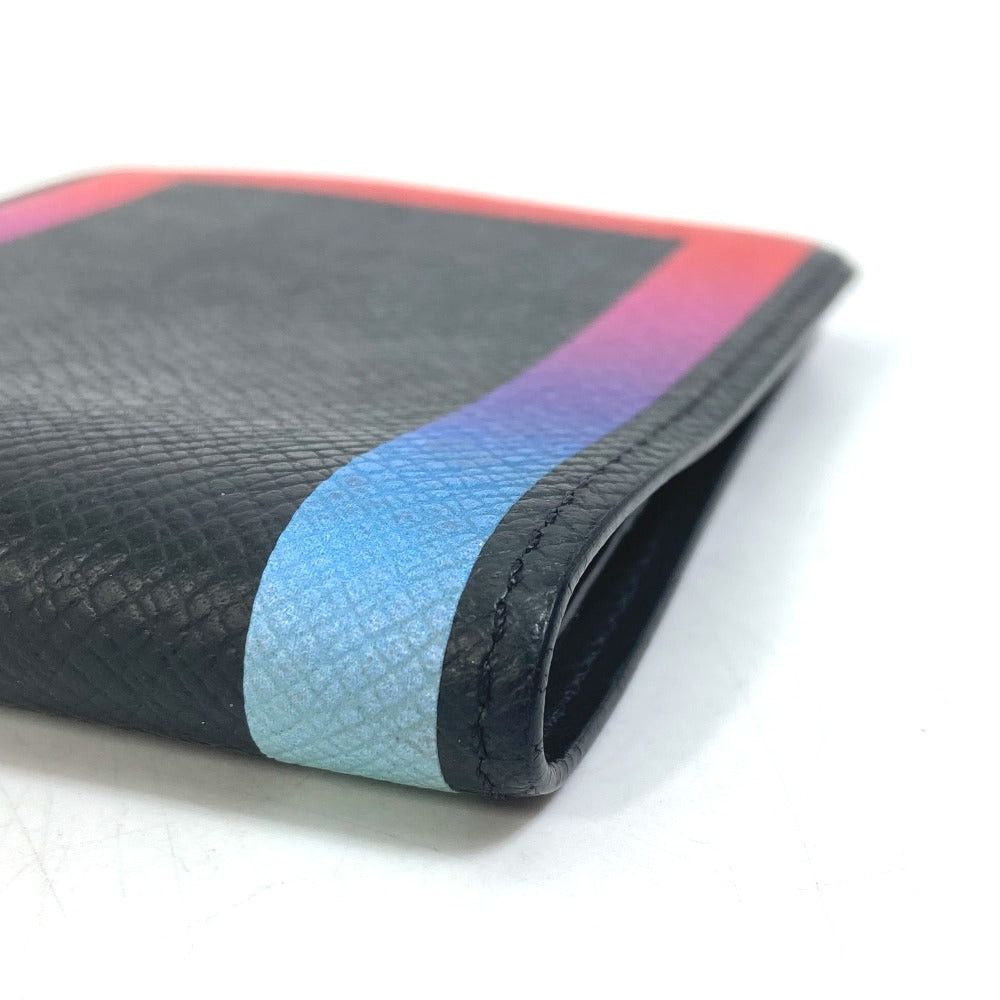 Louis Vuitton Louis Vuitton M30346 Taiga Rainbow Small Leather Belt Worn By Commoners In Ancient Japan Slender Billfold Bi-Fold Wallet Men Size ONE SIZE - 5 Thumbnail