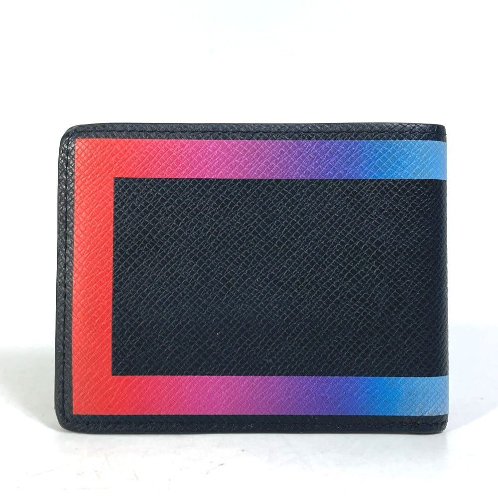 Louis Vuitton Louis Vuitton M30346 Taiga Rainbow Small Leather Belt Worn By Commoners In Ancient Japan Slender Billfold Bi-Fold Wallet Men Size ONE SIZE - 2 Thumbnail