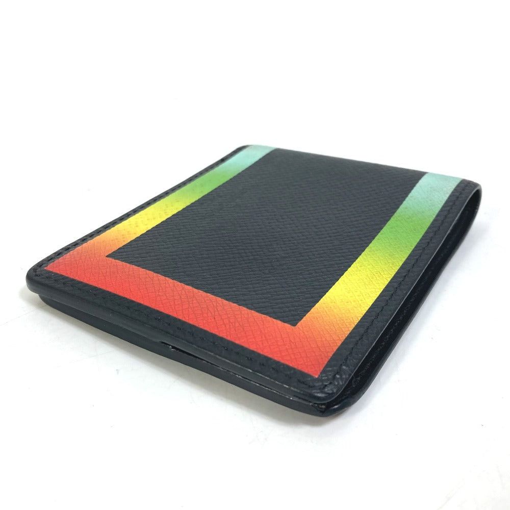 Louis Vuitton Louis Vuitton M30346 Taiga Rainbow Small Leather Belt Worn By Commoners In Ancient Japan Slender Billfold Bi-Fold Wallet Men Size ONE SIZE - 3 Thumbnail