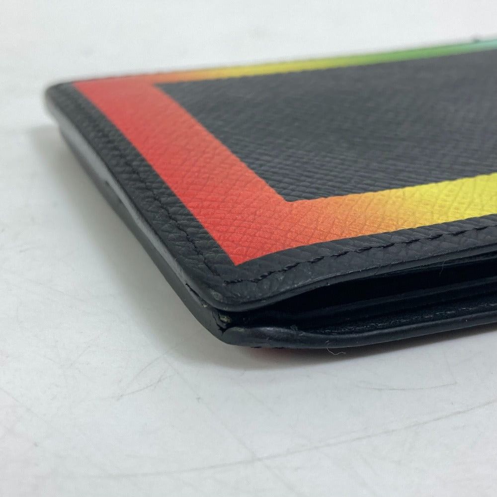 Louis Vuitton Louis Vuitton M30346 Taiga Rainbow Small Leather Belt Worn By Commoners In Ancient Japan Slender Billfold Bi-Fold Wallet Men Size ONE SIZE - 8 Thumbnail