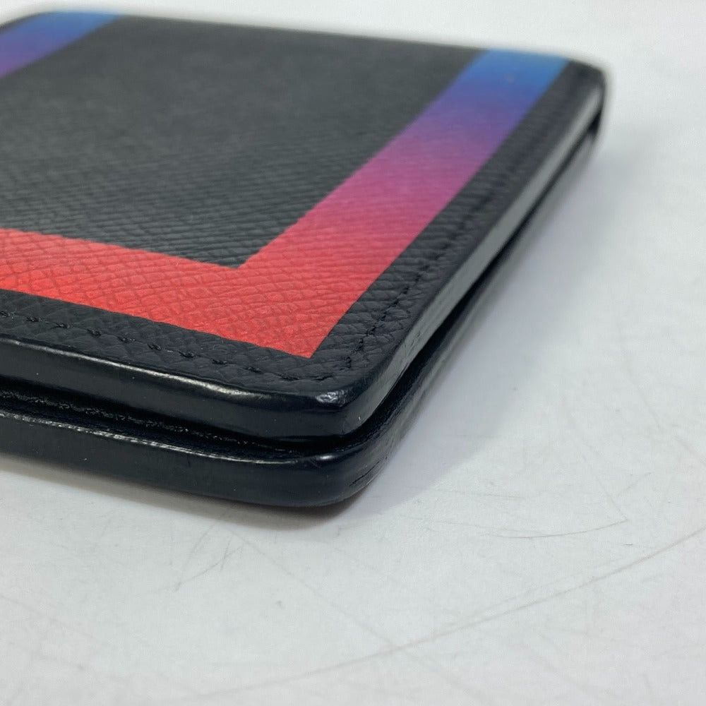 Louis Vuitton Louis Vuitton M30346 Taiga Rainbow Small Leather Belt Worn By Commoners In Ancient Japan Slender Billfold Bi-Fold Wallet Men Size ONE SIZE - 6 Thumbnail
