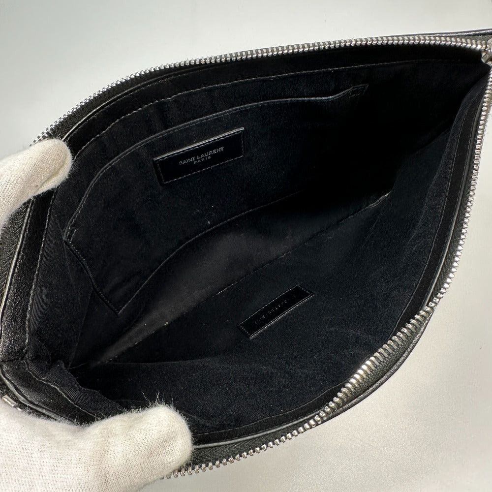 Saint Laurent Paris Saint Laurent Paris 565722 Pouch Rive Gauche Briefcase Clutch Bag Coated Canvas Men Size ONE SIZE - 9 Thumbnail