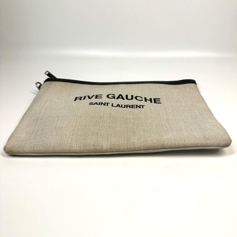 Saint Laurent Paris Saint Laurent Paris 565722 Pouch Rive Gauche Briefcase Clutch Bag Coated Canvas Men Size ONE SIZE - 3 Thumbnail