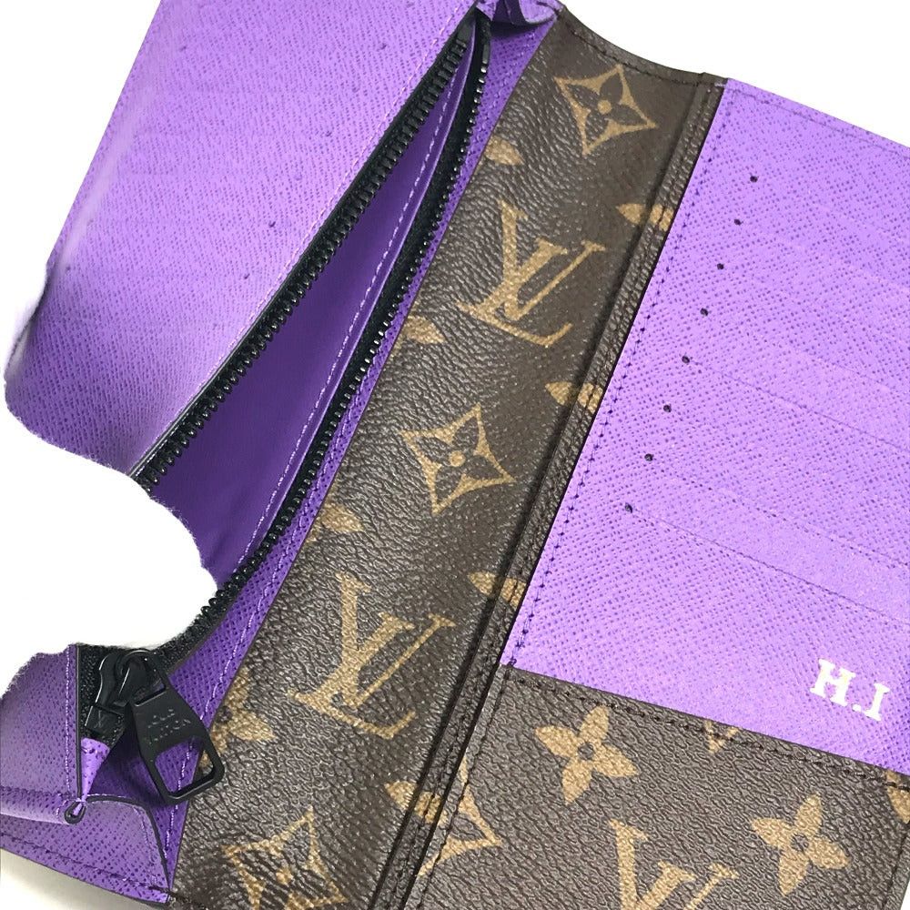 Louis Vuitton Louis Vuitton M81538 Monogram Macassar Porte Foyle Brazza Nm Folded In Half Flap Long Wallet Canvas Men Size ONE SIZE - 9 Thumbnail