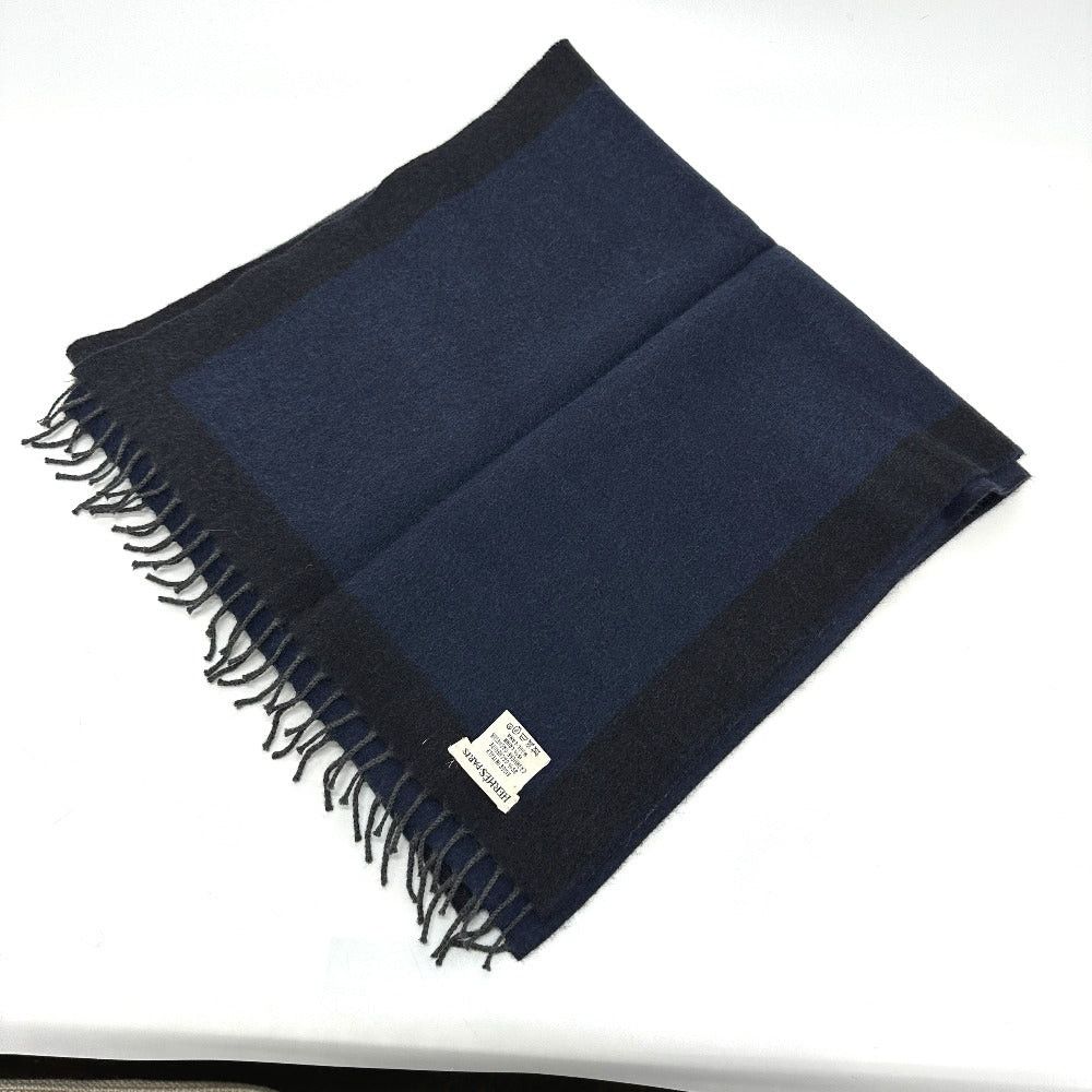 Hermes Hermes Fringe Scarf Wool/Cashmere Men Size ONE SIZE - 5 Thumbnail