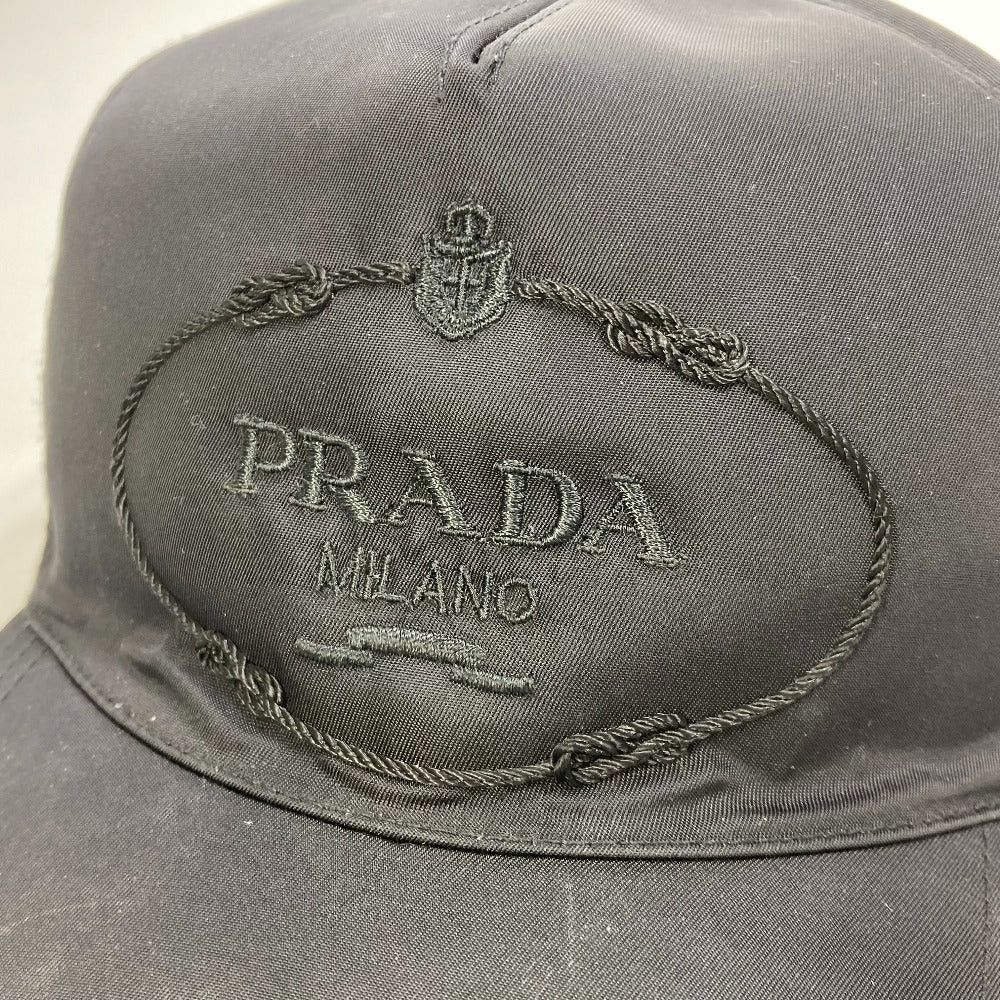 Prada Prada 2Hc587 Triangle Logo Plate Chapeau Cap Baseball Nylon Men Size ONE SIZE - 9 Thumbnail