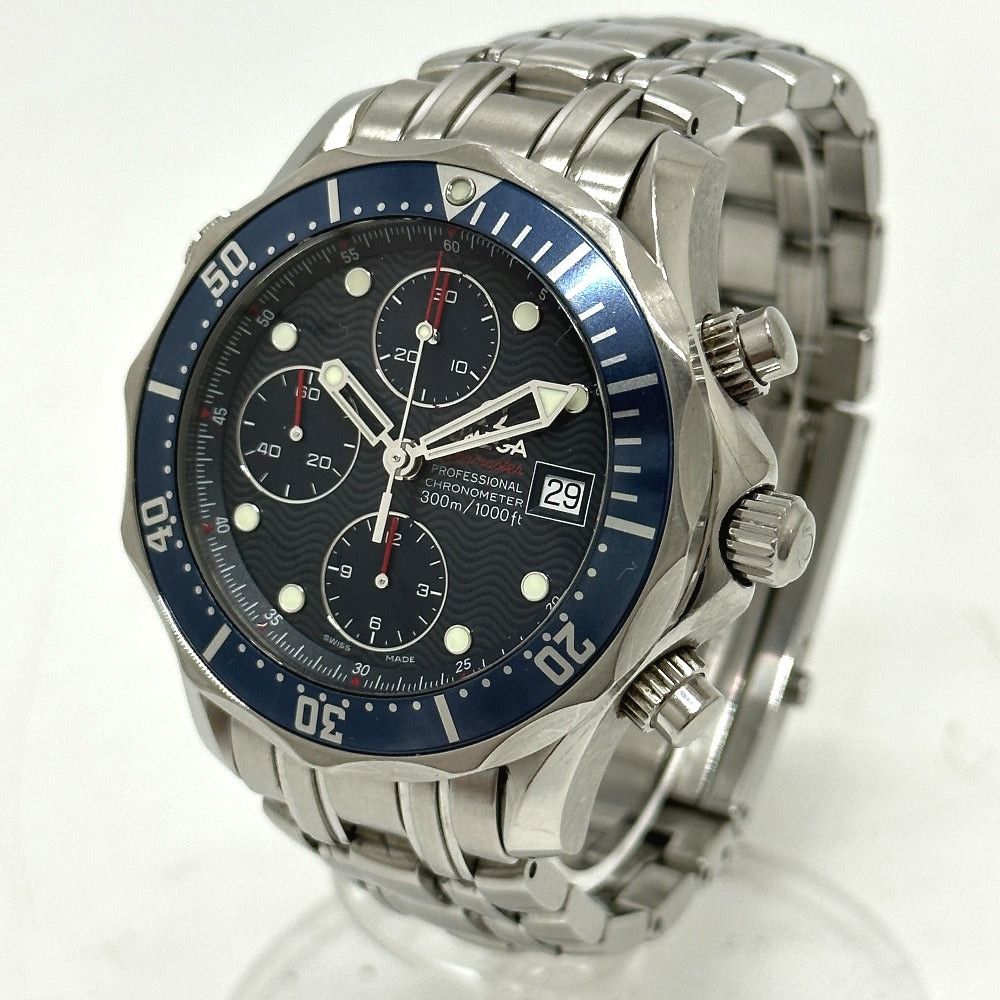 Omega Omega Seamaster Professional 300M Chronometer Self-Winding Date Wristwatch Ss Men Size ONE SIZE - 2 Thumbnail
