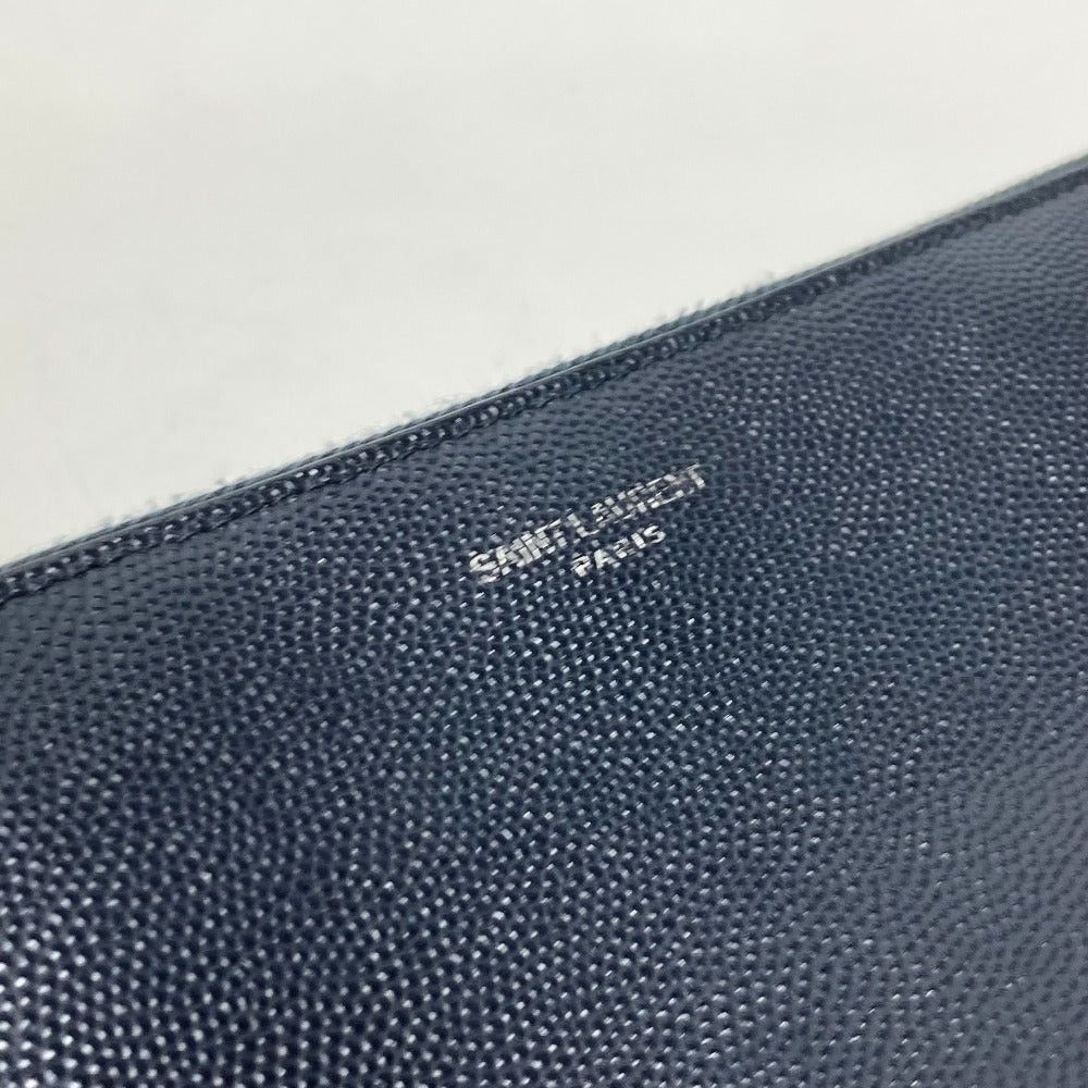Saint Laurent Paris Saint Laurent Paris 397294 Pouch Classic Yves Saint-Laurent Mini-Zip Tablet Sleeve Briefcase Clutch Bag Leather Men Size ONE SIZE - 5 Thumbnail