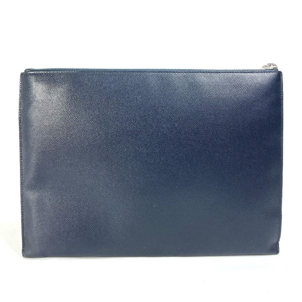 Saint Laurent Paris Saint Laurent Paris 397294 Pouch Classic Yves Saint-Laurent Mini-Zip Tablet Sleeve Briefcase Clutch Bag Leather Men Size ONE SIZE - 2 Thumbnail