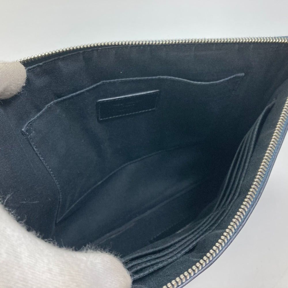 Saint Laurent Paris Saint Laurent Paris 397294 Pouch Classic Yves Saint-Laurent Mini-Zip Tablet Sleeve Briefcase Clutch Bag Leather Men Size ONE SIZE - 9 Thumbnail