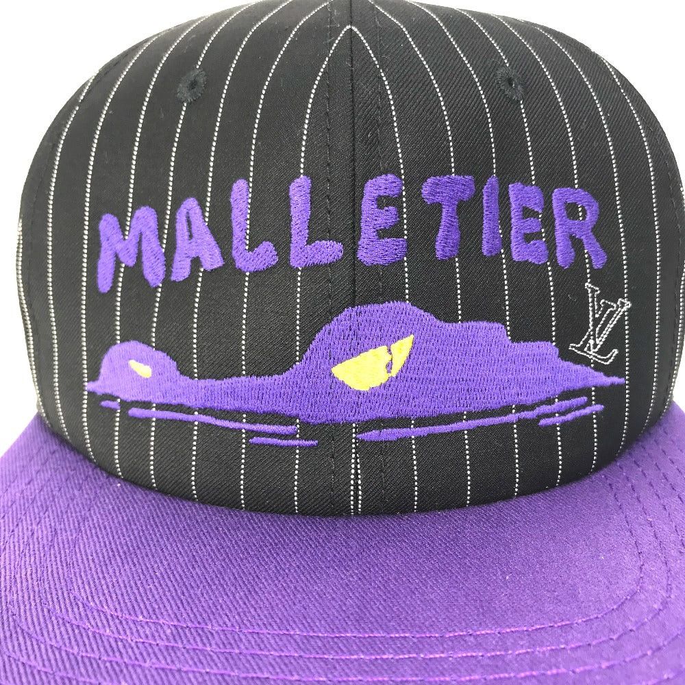 Louis Vuitton Louis Vuitton Mp3408 Casket Croco Quartier Chapeau Cap Baseball Wool Men Size ONE SIZE - 5 Thumbnail