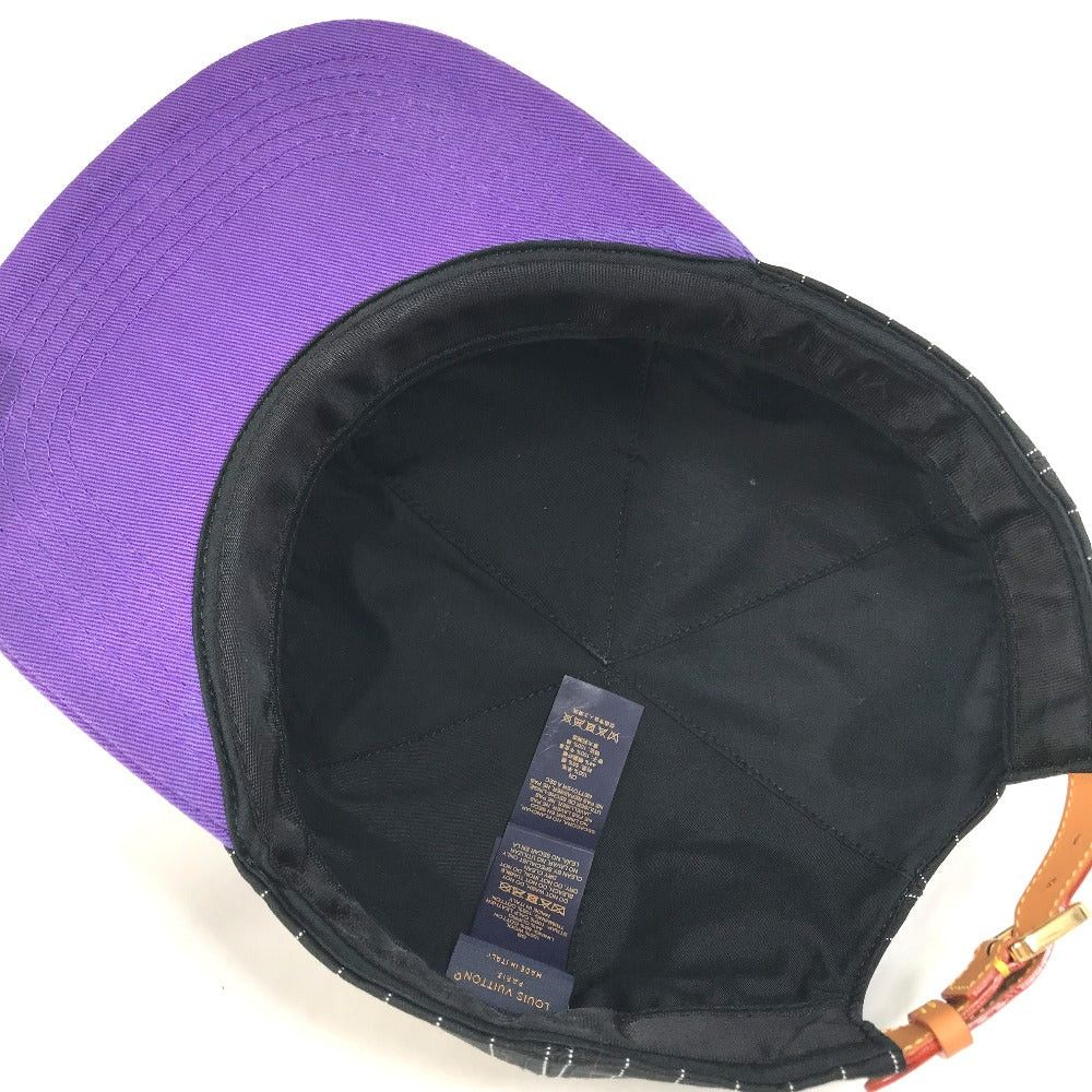 Louis Vuitton Louis Vuitton Mp3408 Casket Croco Quartier Chapeau Cap Baseball Wool Men Size ONE SIZE - 7 Thumbnail