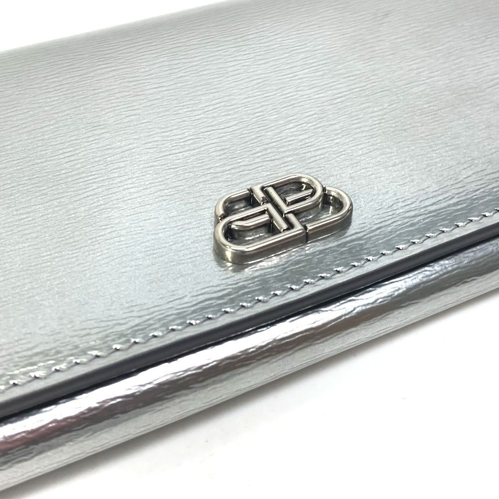 Balenciaga Balenciaga 601479 Long Wallet Bb Logo Folded In Half Leather Men Size ONE SIZE - 4 Thumbnail