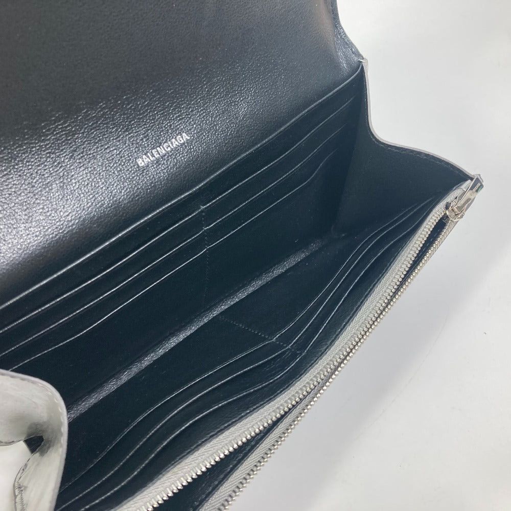 Balenciaga Balenciaga 601479 Long Wallet Bb Logo Folded In Half Leather Men Size ONE SIZE - 11 Thumbnail