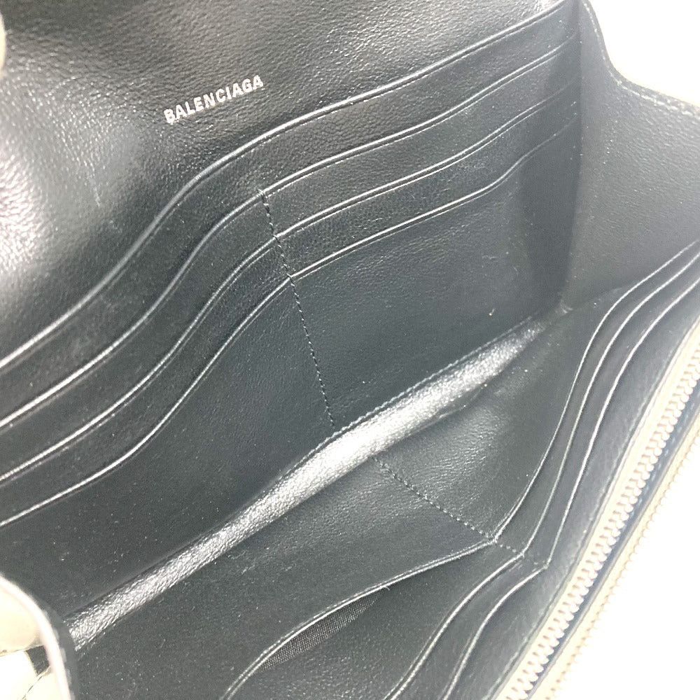 Balenciaga Balenciaga 601479 Long Wallet Bb Logo Folded In Half Leather Men Size ONE SIZE - 15 Thumbnail