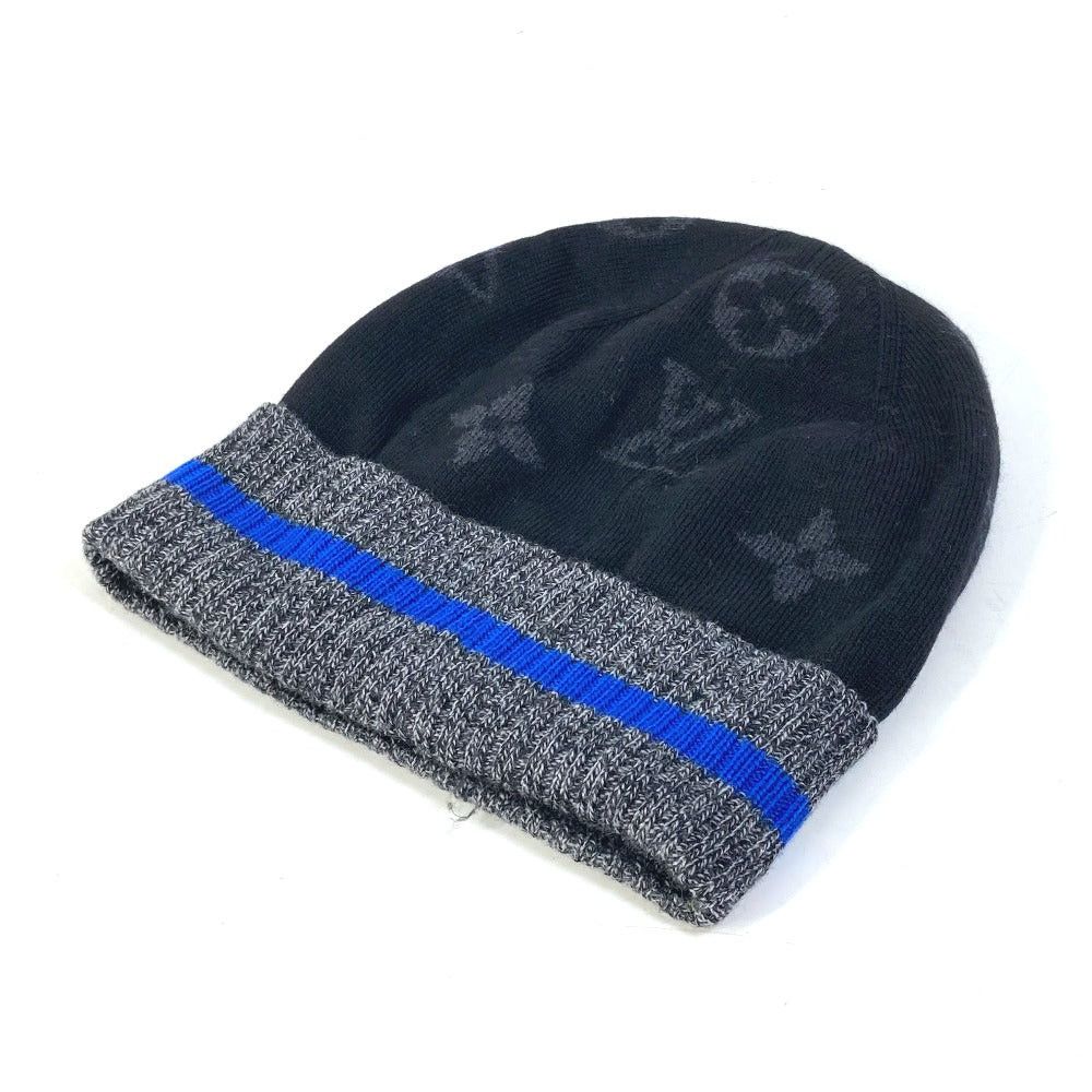 Louis Vuitton Louis Vuitton M76574 Monogram Bone Beanie Chapeau Knitted Hat Knit Cap Wool Men Size ONE SIZE - 2 Thumbnail