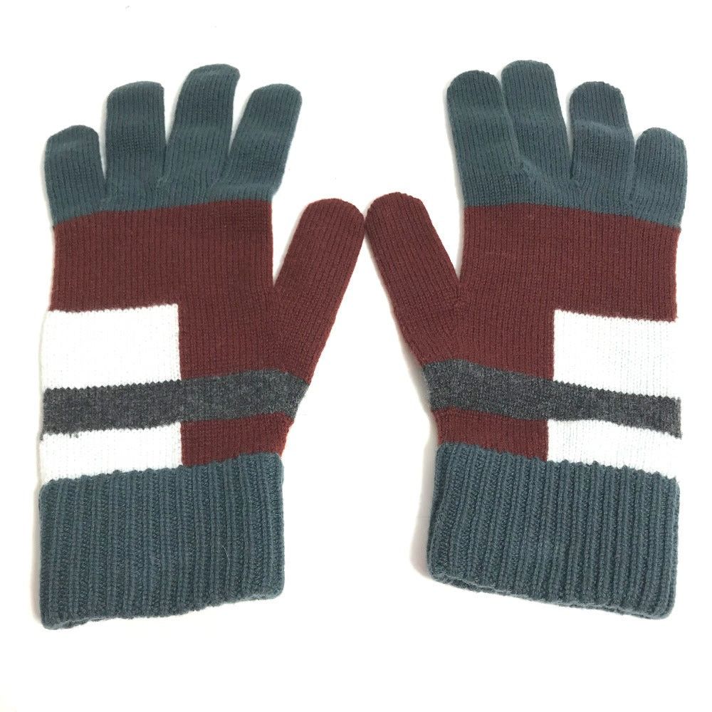 Hermes Hermes Rouge H Pop Tv Glove Wool Men Size ONE SIZE - 5 Thumbnail