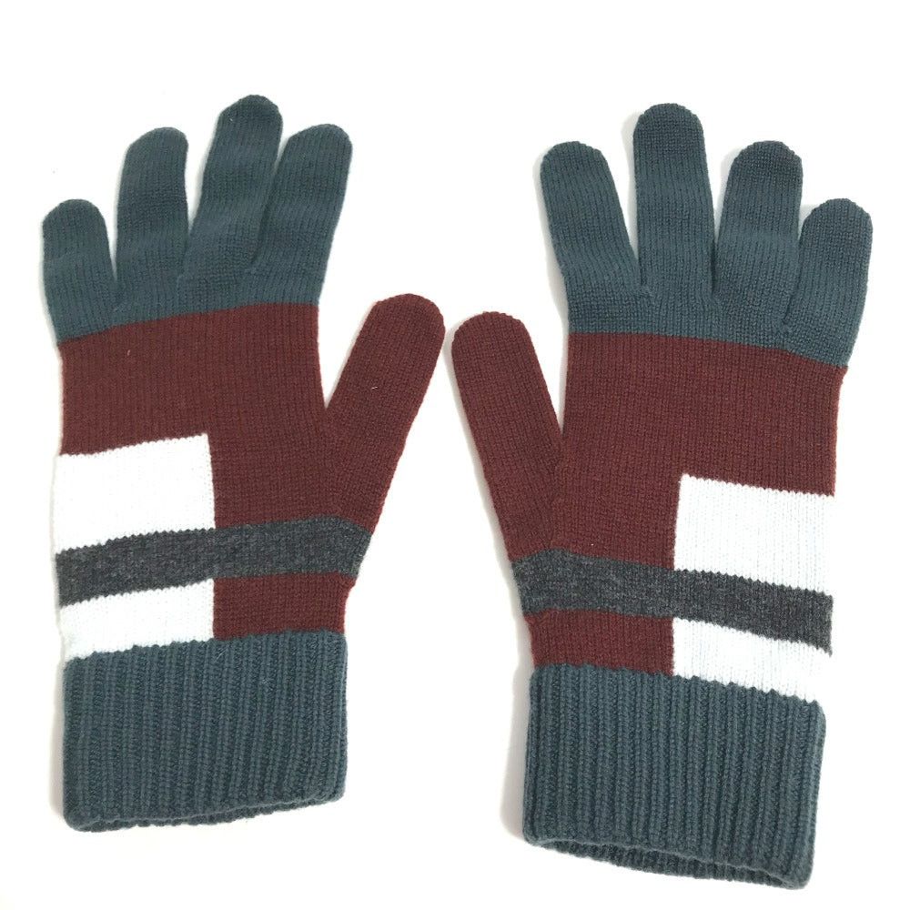 Hermes Hermes Rouge H Pop Tv Glove Wool Men Size ONE SIZE - 4 Thumbnail