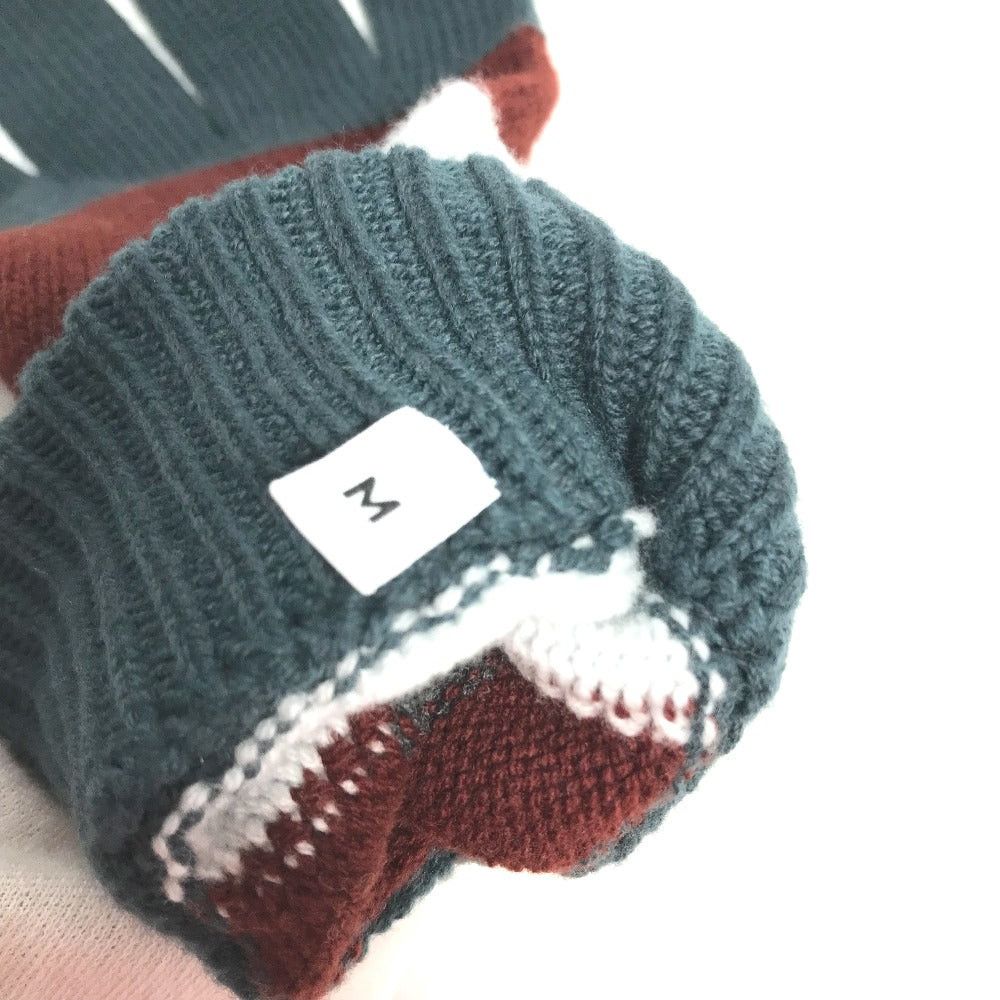 Hermes Hermes Rouge H Pop Tv Glove Wool Men Size ONE SIZE - 7 Thumbnail