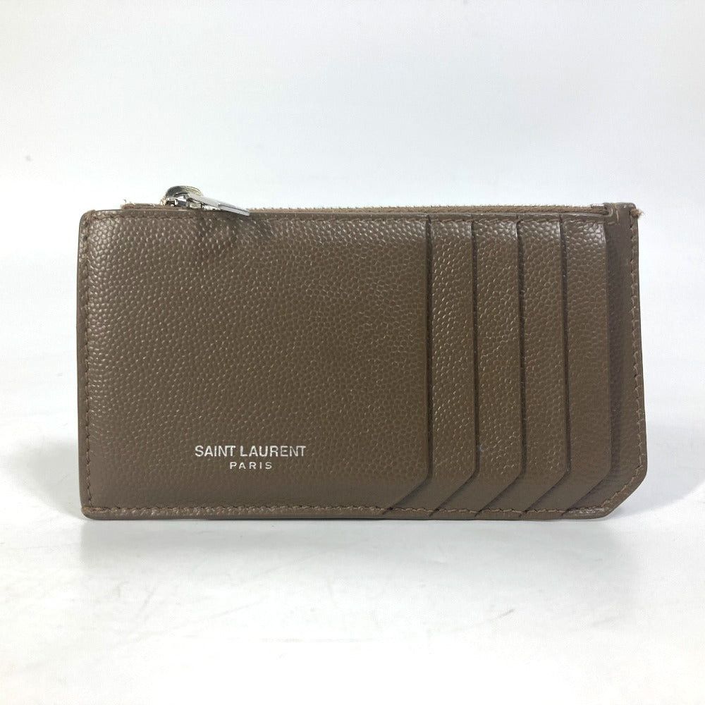 Saint Laurent Paris Saint Laurent Paris 609362 Compact Wallet Fragment Case Change Purse Coin Leather Men Size ONE SIZE - 2 Thumbnail
