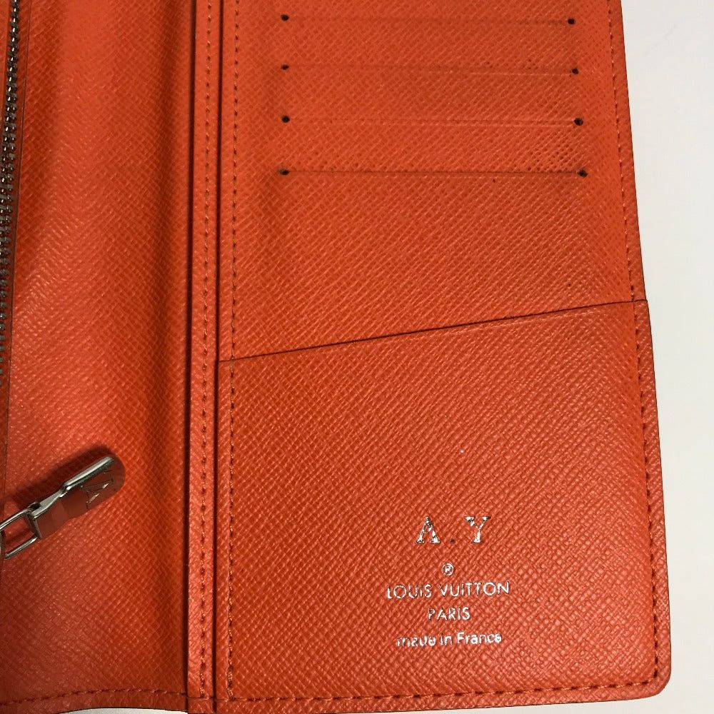 Louis Vuitton Louis Vuitton M30427 Tigers Llama Small Leather Belt Worn By Commoners In Ancient Japan Brother Nm Folded Half Long Wallet Taiga Men Size ONE SIZE - 9 Thumbnail