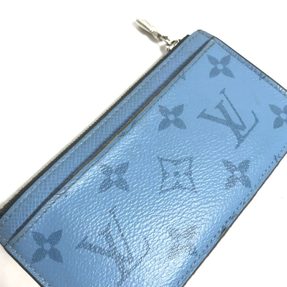 Louis Vuitton Louis Vuitton M30785 Tigers Llama Coin Card Holder Wallet Change Purse Fragment Case Monogram Canvas Men Denim Blue Size ONE SIZE - 6 Thumbnail